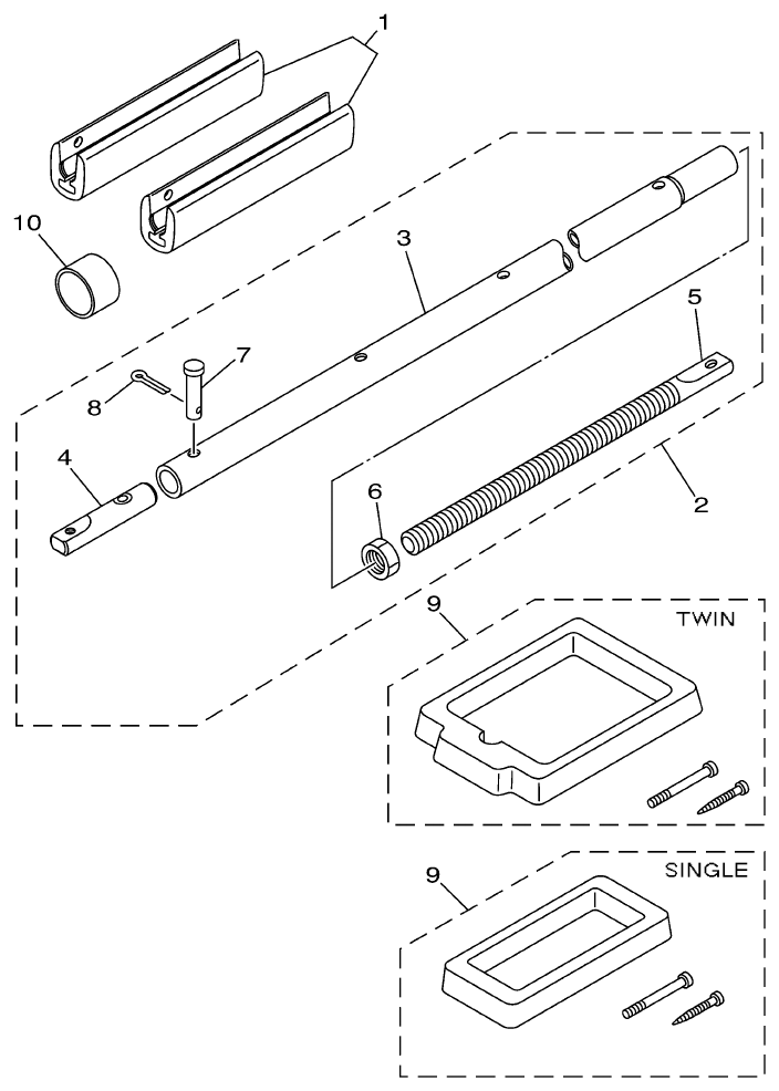 Yamaha INT HDP HDL (6U00) OPTIONAL PARTS parts diagram